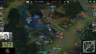 【叉燒 Fluidwind】JDG vs T1  G4   LoL MSI 2023