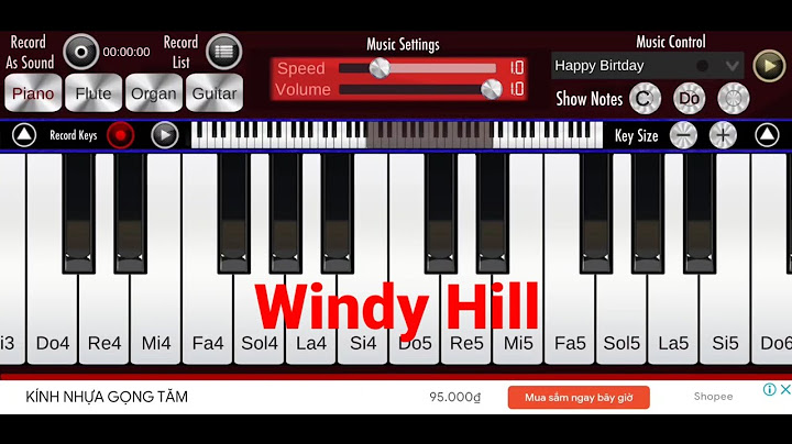 Windy hill piano hướng dẫn