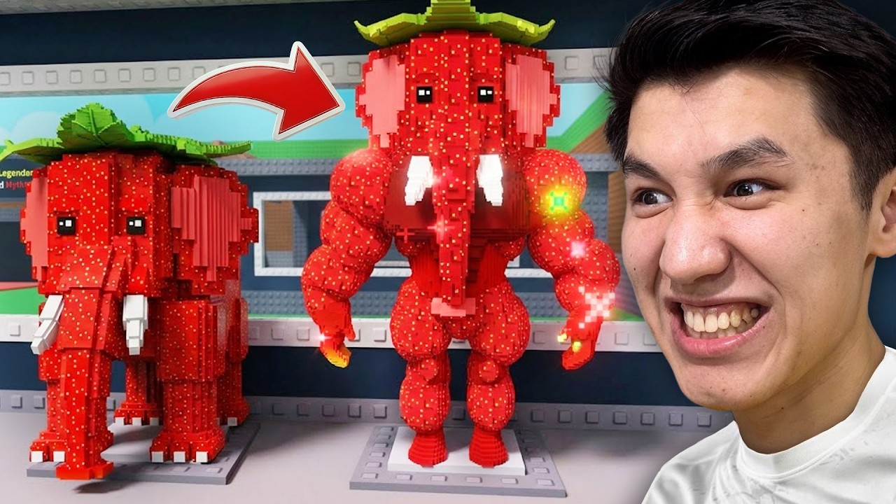Брейнроттар Качокқа Айналып Кетті! КАЧОК 3.5 B/sec STRAWBERRY ELEPHANT! Укради Брейнрот Роблокс