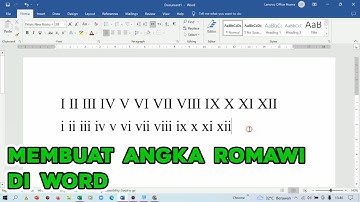 Cara Membuat Atau Mengetik Angka Romawi di Microsoft Word