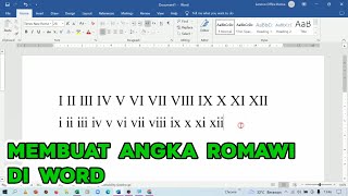 Cara Membuat Atau Mengetik Angka Romawi di Microsoft Word screenshot 2