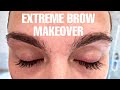 Extreme Brow Makeover- At Home Wax Gone WRONG