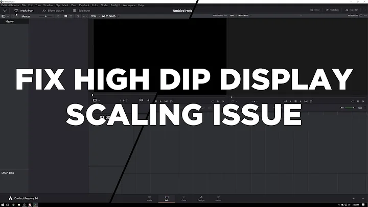 How to Fix High DPI Scaling Issue With Davinci Resolve 14 In Windows 10