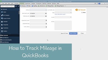 How to Track Mileage in QuickBooks