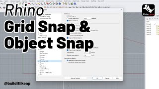 Mastering Grid Snap and Object Snap in Rhino 3D: Essential Tips!