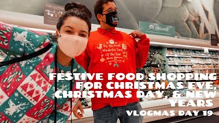 Food Shopping For Christmas Dinner | VLOGMS DAY 19