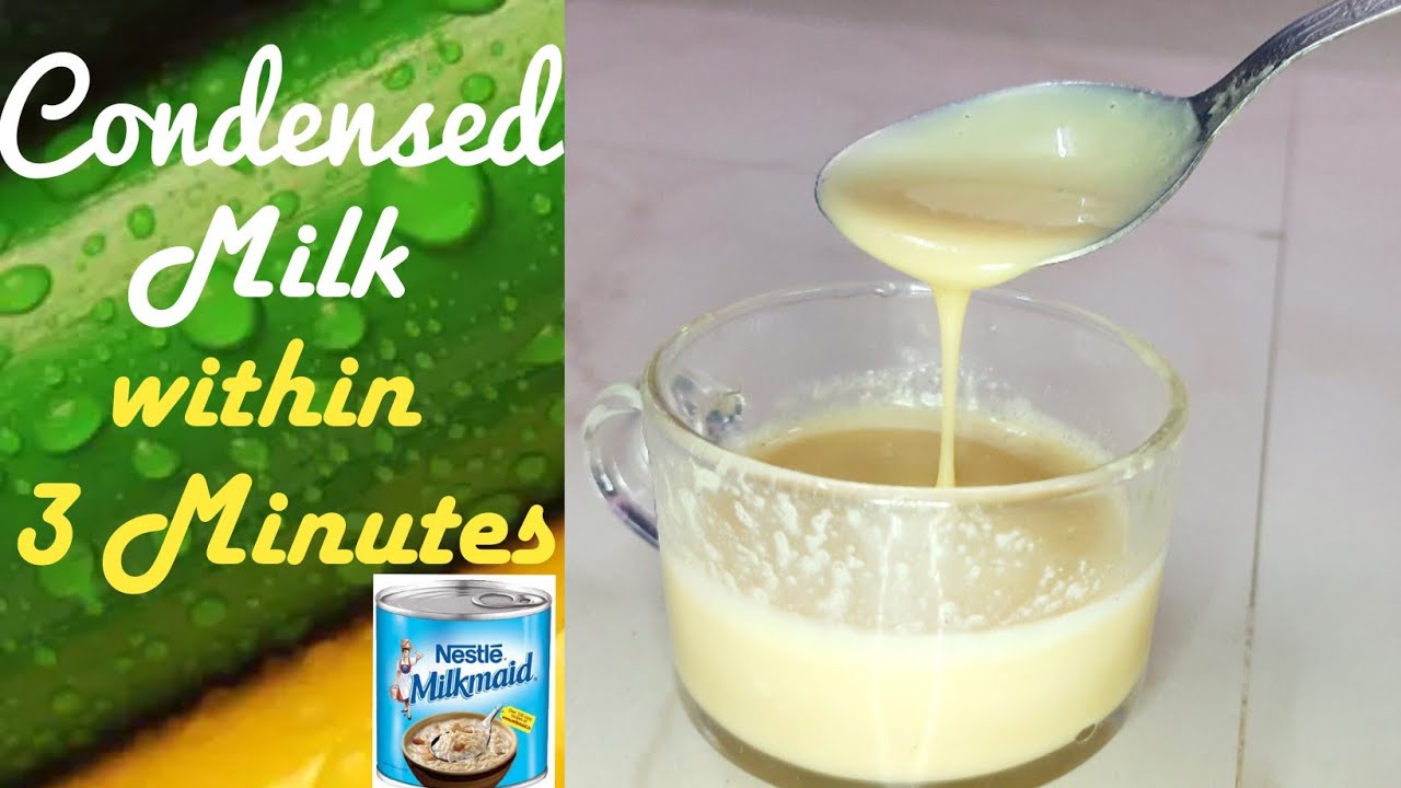 Simple and Instant Condensed Milk using Milk Powder YouTube