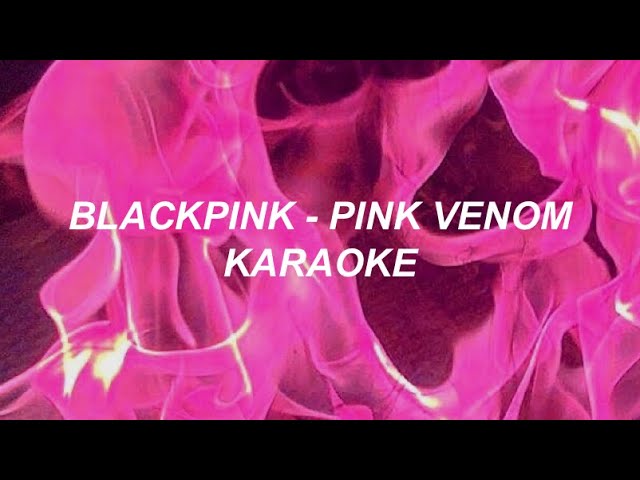BLACKPINK 블랙핑크 - Pink Venom Karaoke Easy Lyrics