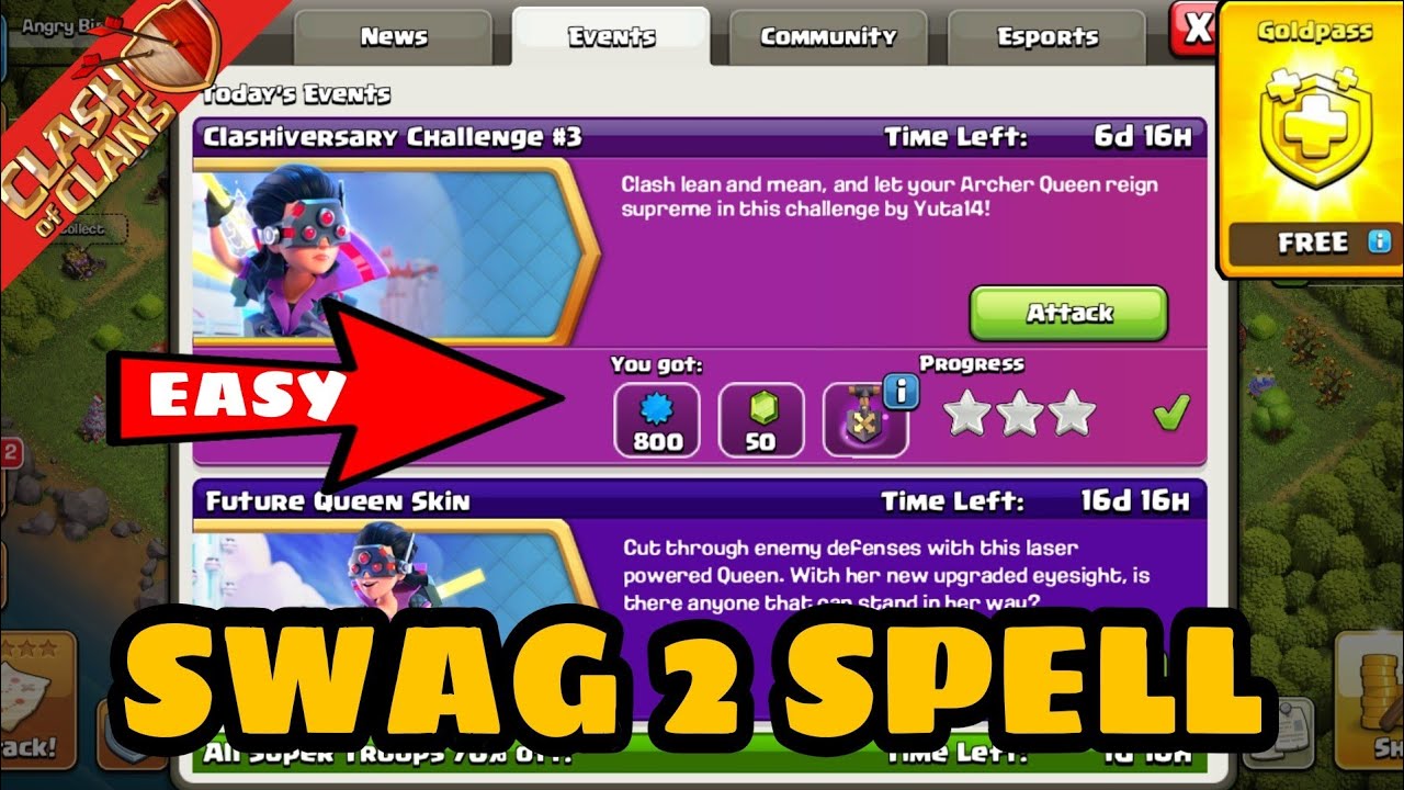 Easily To 3 Star Clashiversary Challenge 3 (Clash of Clans)
