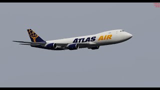 [P3D v5 - IVAO] - Boeing 747-87UF - Cloudy departure at Quito