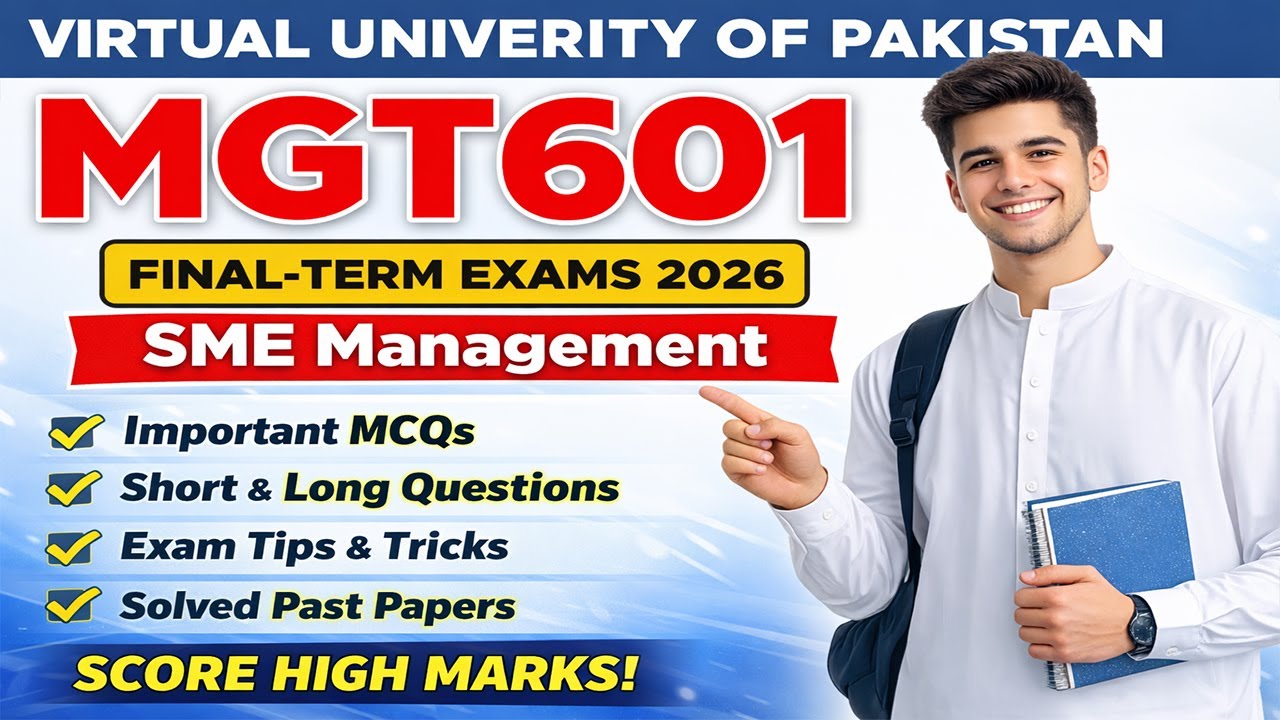 MGT601 Final Term Preparation 2026 | Most Important Topics & MCQs | The Merciful Academy
