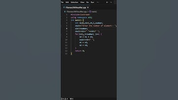 Fibonacci Without Recursion In C++ 🚀 #CodingShorts #CPlusPlus #coding