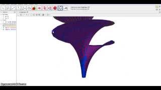Dini surfaces with Geogebra5(3D)