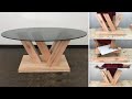 Mesa De Sala Moderna y Fácil de Hacer -  Tutorial de Carpintería