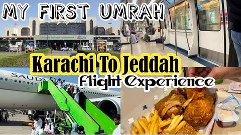 Karachi Airport To Jeddah||Saudi Air Line Flight Experience✈️||Umrah Vlog||Travel Vlog