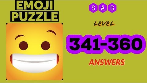 Emoji Puzzle! level 341 342 343 344 345 346 347 348 349 350 351 352 353 354 355 356 357 358 359 360
