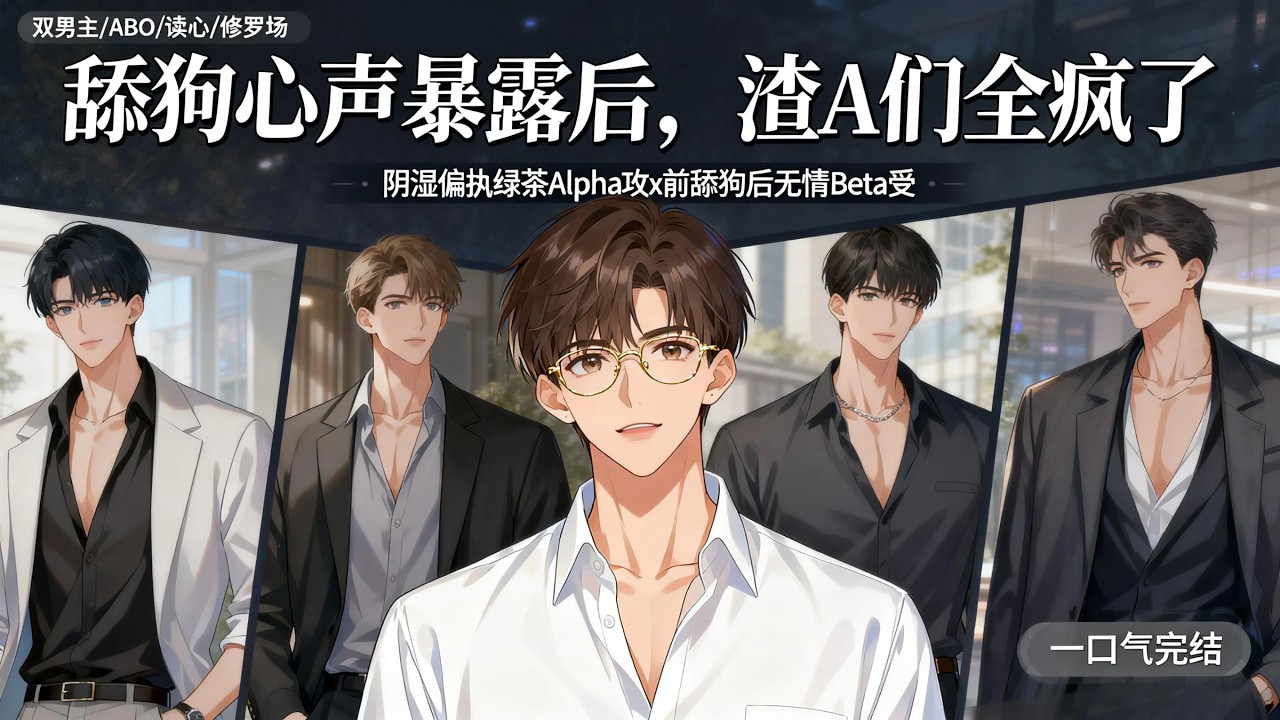 双男主🌈ABO/读心/修罗场💗许雾穿成了书中的炮灰舔狗,而且还是三本书。为了活命,他努力提供舔狗服务,成功让所有人都以为他爱惨了主角攻,可某一天,突然所有主角攻碰触后都能听见他心声,主角攻们都疯了~