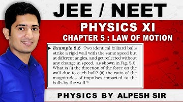 EXAMPLE 5.5 || CHAP 05 : LAW OF MOTION || CLASS 11 PHYSICS || NCERT SOLUTION || BY ALPESH SIR