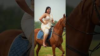 super aunty horse riding