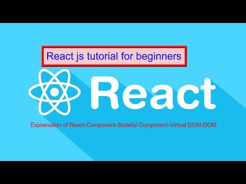 react js tutorial for beginners - YouTube