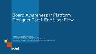 Board Awareness in Platform Designer Part 1: End User Flow Net Worth