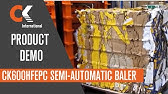 Ck500v Cardboard Baler Mill Size Baler Youtube Ck500v Cardboard Baler Mill Size Baler Youtube