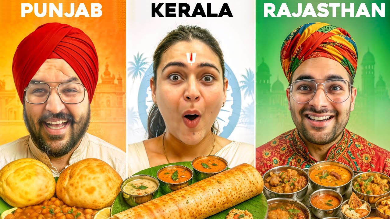 🇮🇳 Eating Food From EVERY Indian State! 🇮🇳