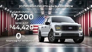 Bob Bell Ford - SAVE OVER $7,200 ON A 2025 F-150 - NOW JUST $44,420 OR GET 0% FINANCING*!