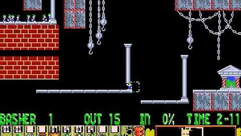 DOS Oh No! More Lemmings Crazy 12 Lemming Friendly