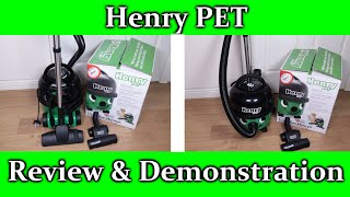 Henry Pet Vacuum Cleaner Unboxing, Review & Demonstration