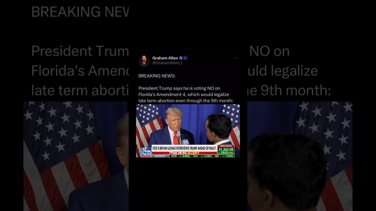 Trump Says Vote NO On Florida Amendment 4!!