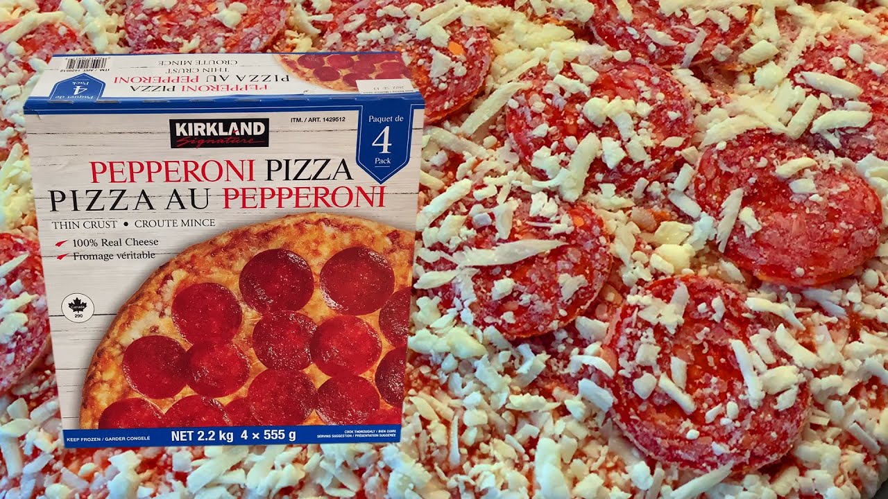 Costco Pepperoni Pizza Kirkland Signature YouTube