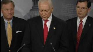 Hatch Leads Jobs Press Conference