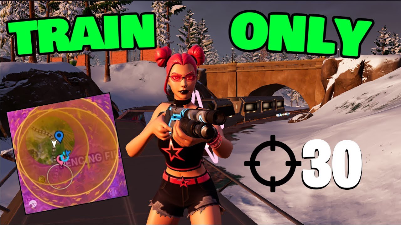 Can You Win A Game Of FORTNITE Without Leaving The TRAIN?