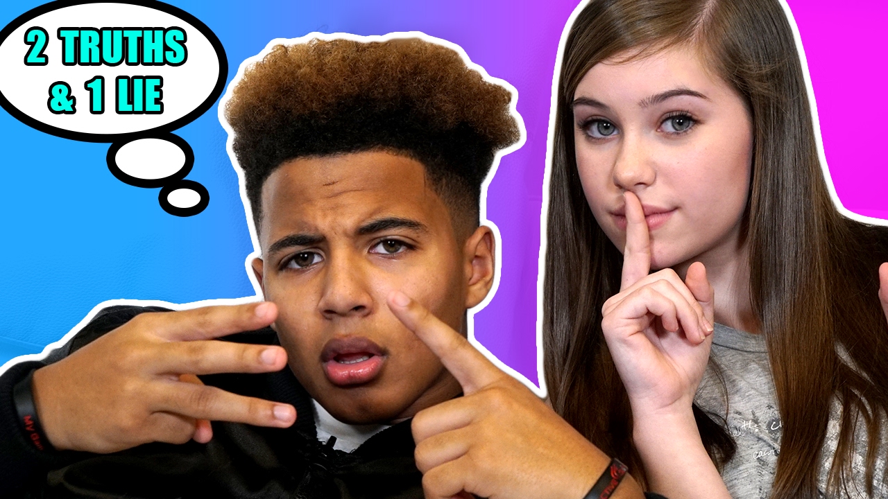 2 TRUTHS AND A LIE CHALLENGE! (Justin vs CeCe)