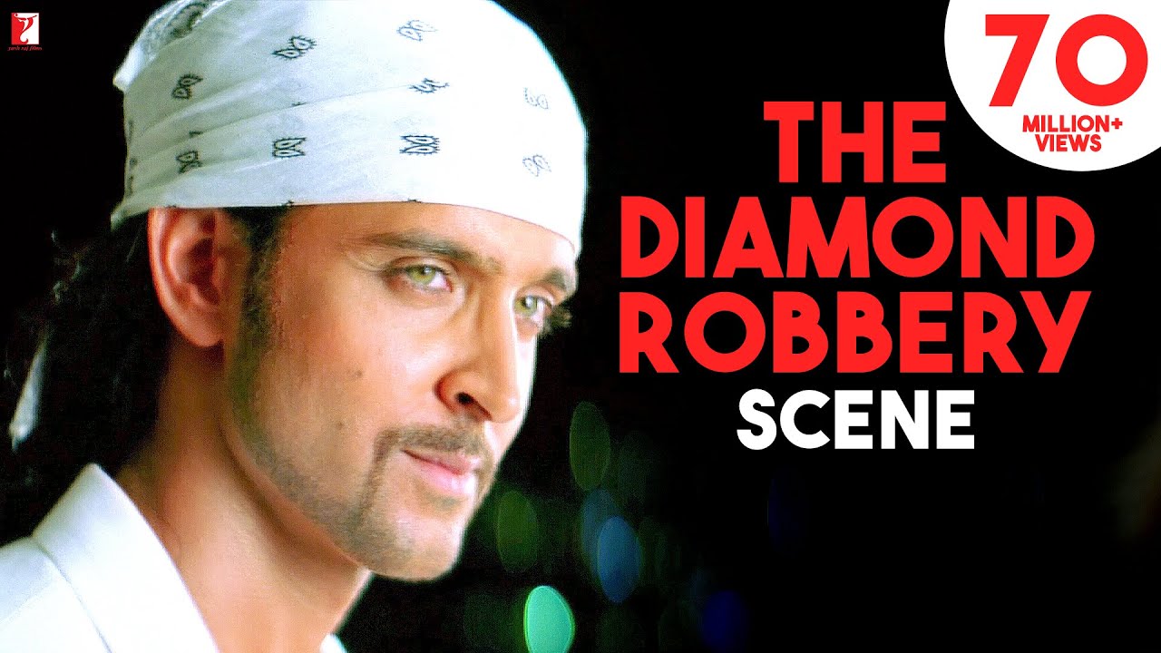  The Diamond Robbery Scene | Dhoom:2 | Hrithik Roshan, Abhishek Bachchan, Uday Chopra | Movie Scenes
