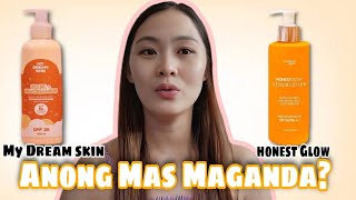 HONESTGLOW SERUM LOTION VS. MY DREAM SKIN KOJIC NIACINAMIDE LOTION REVIEW