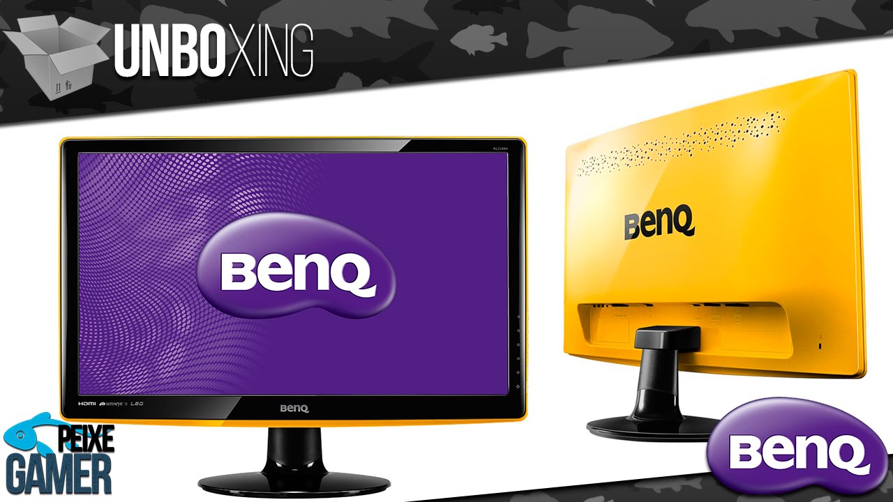 Unboxing Monitor Gamer BenQ RL2240HE PTBR YouTube