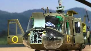 Bell Helicopters Uh-1H Huey Vietnam War In 48Th Scale