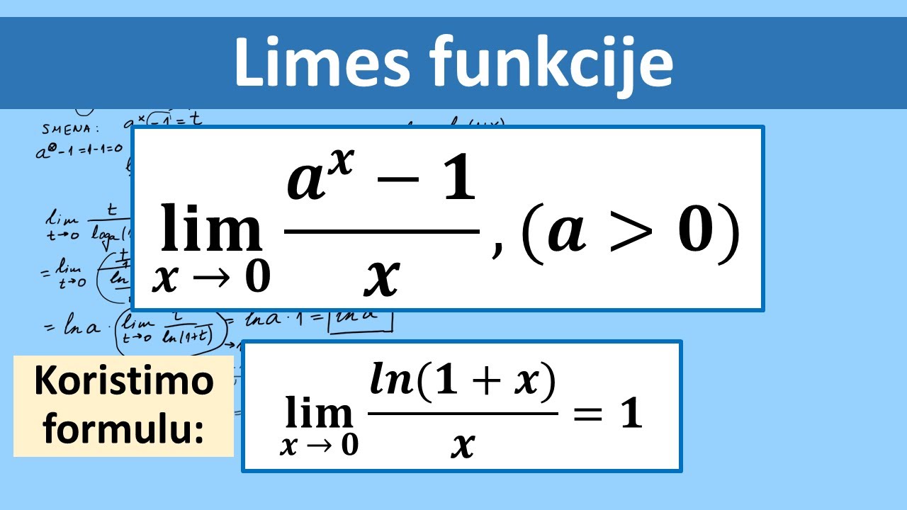 Limes funkcije zadatak YouTube