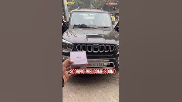 Mahindra Scorpio Welcome sound installation ￼in Ranchi #shprts #ranchi #viral #gumla #caraccessories