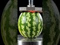 What Happens When 100 Tons Hit a Watermelon? #velmorastudio #WatermelonCrush #HydraulicPress