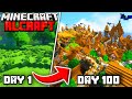 I Spent 100 Days in RLcraft Here is What Happened!!