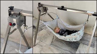 How To Make Automatic Cradle || Convert Manual Cradle In To Automatic Cradle