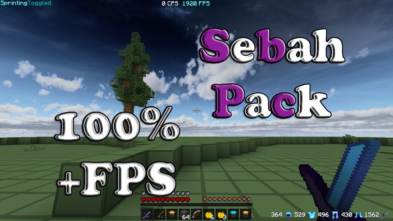 pvp texture pack 1.8 fps boost