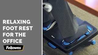 Free-Floating Foot Rest for the Office- Fellowes Energizer 