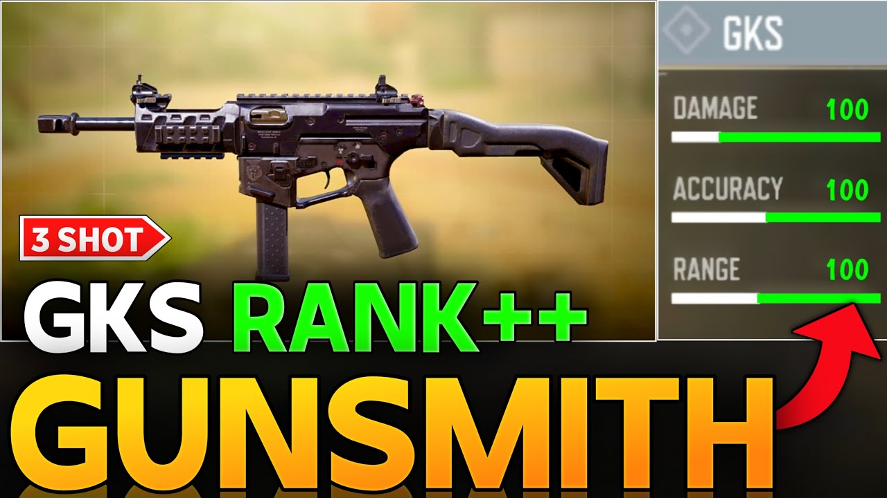 Gks Codm NO NEED OF ANY OTHER SMG IF YOU HAVE THIS 3 TAP GKS IN YOUR HAND BEST ...