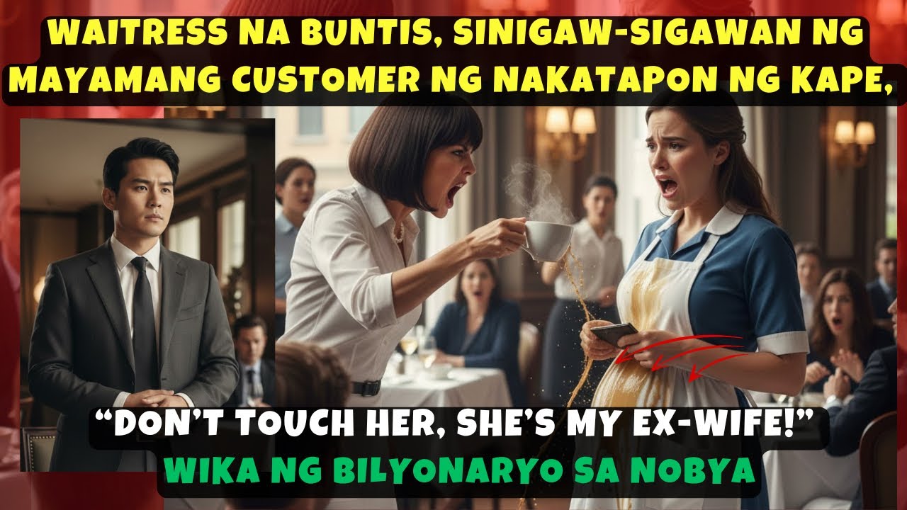 WAITRESS NA BUNTIS, SINIGAW-SIGAWAN NG MAYAMANG CUSTOMER NG NAKATAPON NG KAPE.