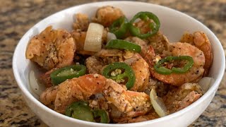 Salt & Pepper Shrimp 🍤 | Appetizer | Cooktober 🎃 Day 2