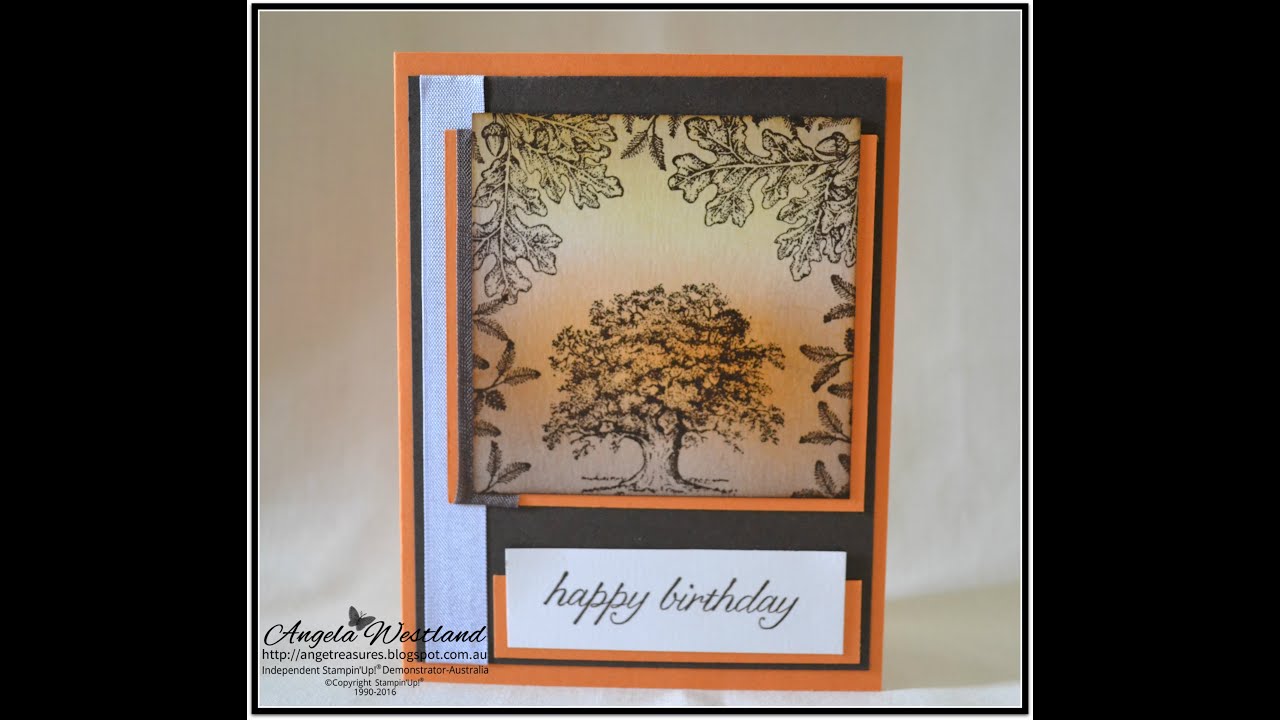 Sponging Technique and Layering Your Card